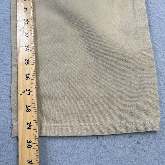 Patagonia Canvas Pants Women’s‎ 10 Beige Straight Leg High Rise Trousers - Picture 15 of 16